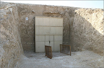 Entrance to tomb no. 25, of the God’s Father, Ay
